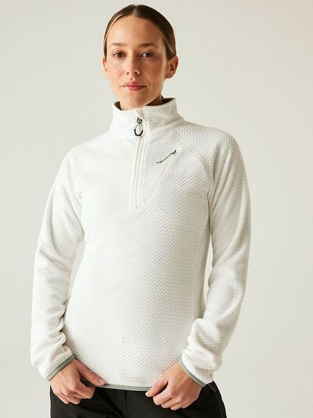 Dare 2b Bluza polarowa "Switch Up" w kolorze kremowym rozmiar: 42. Brązowe bluzy bez kaptura Dare 2b, bez wzorów, z polaru, bez kaptura. Za 140.20 zł.