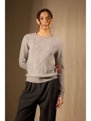 Perfect Cashmere Kaszmirowy sweter "Penden" w kolorze jasnoszarym rozmiar: XL. Szare swetry Perfect Cashmere, xl, bez wzorów, z kaszmiru, bez ramiączek. Za 792.53 zł.