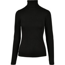 Bluzka Z Długim Rękawem Dla Pań I Panów Basic Turtle Neck. Czarne bluzki Urban Classics, xl, bez wzorów, sportowe, bez kołnierzyka, bez ramiączek. Za 95.99 zł.