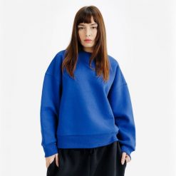 Bluza okrągły dekolt damska Elementals. Brązowe bluzy Decathlon, s, bez wzorów, z bawełny, bez kaptura. Za 149.99 zł.