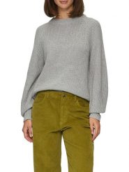 S.Oliver Sweter w kolorze szarym rozmiar: 44. Szare swetry S.Oliver, s, bez wzorów, ze splotem, bez ramiączek. Za 56.66 zł.