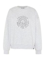 Chiemsee Bluza w kolorze szarym rozmiar: XL. Szare bluzy bez kaptura Chiemsee, xl, bez wzorów, z bawełny, bez kaptura. Za 134.95 zł.