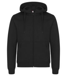 Clique Miami Hoody Full Zip bluza z zamkiem z mieszanki bawełny – Black. Czarne bluzy CLIQUE, s, bez wzorów, z bawełny, bez ramiączek, z kapturem. Za 192.86 zł.