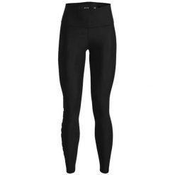 Legginsy damskie Under Armour HG Armour Branded Leg NS. Czarne legginsy Under Armour, bez wzorów. Za 149.99 zł.