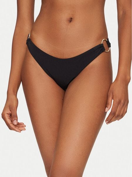 Guess Dół od bikini E5GO19 KC692 Czarny. Czarne bikini Guess, z aplikacjami, z syntetyku. Za 129.99 zł.