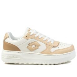 Buty damskie sportowe do chodzenia Lotto PALIOT. Białe buty treningowe Lotto, na jesień, bez wzorów, z materiału, bez zapięcia, trekkingowe. Za 129.00 zł.