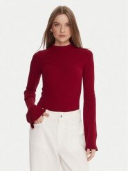 Kontatto Golf 3M0816C Czerwony Regular Fit. Czerwone swetry Kontatto, m, bez wzorów, z syntetyku, bez ramiączek. Za 269.99 zł.