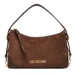 Torebka LOVE MOSCHINO. Brązowe torebki klasyczne Love Moschino, bez wzorów, klasyczne, bez dodatków. Za 879.99 zł.