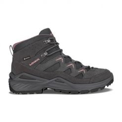 Buty trekkingowe damskie Lowa Sirkos Evo Gtx Mid. Szare buty trekkingowe Lowa, bez wzorów, z materiału, bez zapięcia. Za 852.00 zł.