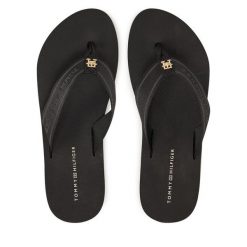 Japonki Tommy Hilfiger. Czarne japonki Tommy Hilfiger, bez wzorów. Za 119.99 zł.