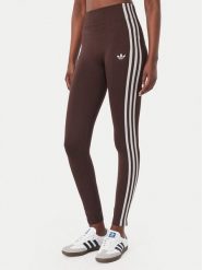 Adidas Legginsy Essentials 3-Stripes Seamless Tights KZ4101 Brązowy Slim Fit. Brązowe legginsy adidas, bez wzorów, z syntetyku. Za 219.99 zł.