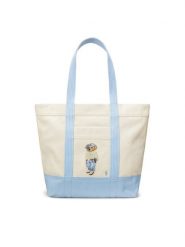 Polo Ralph Lauren Torebka 428967715001 Écru. Shopper bag Polo Ralph Lauren, bez wzorów, z materiału, bez dodatków. Za 689.99 zł.