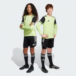Legginsy Squadra 25 Goalkeeper Padded Short Kids. Białe szorty adidas, bez wzorów, z materiału, sportowe. Za 108.00 zł.