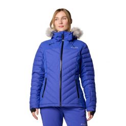 Kurtka narciarska damska Columbia Bird Mountain III Ins. Niebieskie kurtki narciarskie Columbia, na zimę, m, bez wzorów, bez kaptura, narciarskie. Za 789.99 zł.