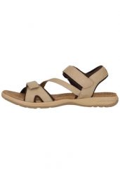 Sandały damskie Whistler Zamora. Żółte sandały WHISTLER, bez wzorów, z materiału, eleganckie, bez obcasa, bez zapięcia. Za 221.50 zł.