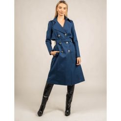 Patrizia Pepe Płaszcz. Płaszcze Patrizia Pepe, bez wzorów, bez kaptura. Za 1,399.00 zł.