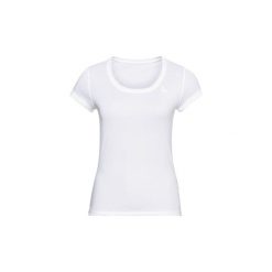 T-shirt sport Odlo Active F-Dry Light ECO manches courtes. Białe t-shirty sportowe ODLO, m, bez wzorów, z materiału, bez ramiączek, do biegania. Za 199.99 zł.