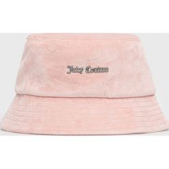 Juicy Couture kapelusz kolor różowy. Czerwone kapelusze Juicy Couture, bez wzorów. W wyprzedaży za 199.99 zł.