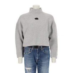 Second life - Damska szara bluza TNF - Jak nowy. Szare bluzy The North Face, bez wzorów, bez ramiączek, bez kaptura. Za 127.76 zł.