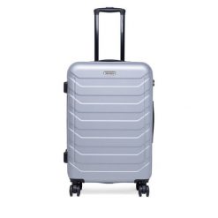 Walizka średnia GINO ROSSI. Szare walizki Gino Rossi, średnie. Za 279.99 zł.