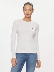 Polo Ralph Lauren Bluzka 211898699001 Biały Regular Fit. Białe bluzki Polo Ralph Lauren, xxl, bez wzorów, z bawełny, bez kołnierzyka, bez ramiączek. Za 209.99 zł.