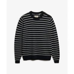 Bluza damska Superdry Essential Jumper. Niebieskie bluzy Superdry, s, bez wzorów, eleganckie, bez ramiączek, bez kaptura. Za 332.25 zł.