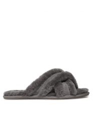 Ugg Kapcie W Scuffita 1123572 Szary. Szare kapcie UGG, bez wzorów, ze skóry. Za 449.99 zł.