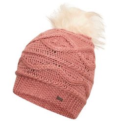 Damska czapka zimowa Remind II Bobble. Białe czapki zimowe Dare 2b, bez wzorów, z polaru, sportowe. W wyprzedaży za 74.99 zł.