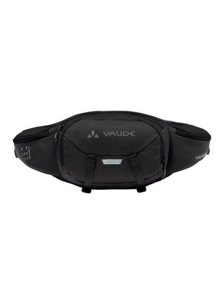 Nerka rowerowa Vaude Moab Hip Pack 3 - black. Czarne nerki i saszetki Vaude, bez wzorów, z materiału, małe, bez dodatków. Za 297.25 zł.