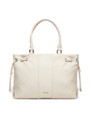 Lasocki Torebka LSK-X-001-07 Écru. Shopper bag Lasocki, bez wzorów, ze skóry, bez dodatków. Za 219.99 zł.