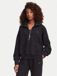 Guess Bluza V6YQ25 K4801 Czarny Regular Fit. Czarne bluzy Guess, l, z aplikacjami, z syntetyku, bez ramiączek, bez kaptura. Za 344.99 zł.
