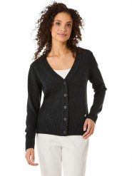 WITT WEIDEN Wełniany kardigan w kolorze czarnym rozmiar: 40. Czarne swetry WITT WEIDEN, bez wzorów, z kaszmiru, bez ramiączek. Za 104.99 zł.