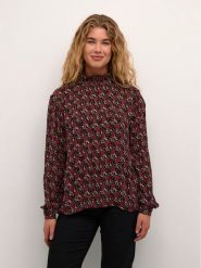 Kaffe Bluzka Kakarina Amber 10507851 Różowy Regular Fit. Czerwone bluzki Kaffe, bez wzorów, z wiskozy, bez kołnierzyka, bez ramiączek. Za 99.99 zł.