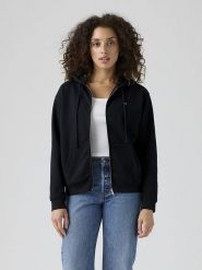Levi's Bluza w kolorze czarnym rozmiar: S. Czarne bluzy z kapturem Levi's, s, bez wzorów, bez kaptura. Za 138.70 zł.