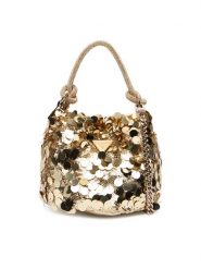 Guess Torebka HWEG95 38750 Złoty. Żółte torebki klasyczne Guess, z aplikacjami, z syntetyku, bez dodatków. Za 719.99 zł.