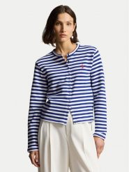 Polo Ralph Lauren Kardigan 211942806001 Niebieski Slim Fit. Niebieskie swetry Polo Ralph Lauren, xs, bez wzorów, z bawełny, bez ramiączek. Za 419.99 zł.