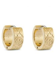 Tory Burch Kolczyki T Monogram Small Hoop Earring 159310 Złoty. Żółte kolczyki Tory Burch, metalowe. Za 569.99 zł.