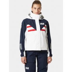 Kurtka Żeglarska Damska Helly Hansen W Quayside. Białe kurtki Helly Hansen, bez wzorów, sportowe, bez kaptura. Za 999.00 zł.