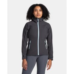Damska kurtka softshell Kilpi RAVIA-W. Zielone kurtki przejściowe sportowe Kilpi, m, bez wzorów, z softshellu, bez kaptura, trekkingowe. Za 318.77 zł.
