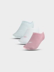 4F Skarpety casual stopki (3-pack) damskie - multikolor 35-38. Skarpetki 4f, bez wzorów, z bawełny. Za 44.99 zł.