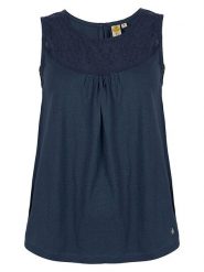 Roadsign Top w kolorze granatowym rozmiar: M. Niebieskie topy Roadsign, m, bez wzorów, z bawełny, bez kołnierzyka, bez ramiączek. Za 43.99 zł.