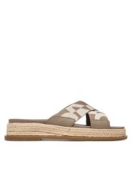 DKNY Espadryle Binna K2639436 Beżowy. Brązowe espadryle DKNY, bez wzorów, z materiału, bez obcasa. Za 579.99 zł.