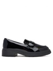 Clarks Mokasyny Orinoco3 Edge 26183173 Czarny. Czarne mokasyny Clarks, bez wzorów, z lakierowanej skóry. Za 329.99 zł.