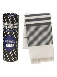 Samimi Chusta hammam "Malibu" w kolorze szaro-białym - 180 x 100 cm rozmiar: onesize. Białe chusty Samimi, bez wzorów, z bawełny. Za 60.99 zł.