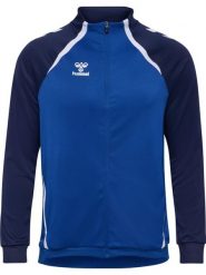 Bluza dresowa zapinana na zamek błyskawiczny Hummel Lead 2.0. Niebieskie bluzy Hummel, xl, bez wzorów, z dresówki, klasyczne, bez ramiączek, bez kaptura. Za 286.00 zł.
