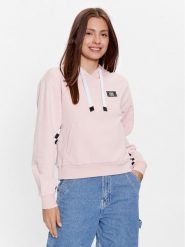 Vans Bluza Boom Boom Check It Hoodie VN00045D Różowy Regular Fit. Czerwone bluzy Vans, l, bez wzorów, z bawełny, bez ramiączek, bez kaptura. Za 219.99 zł.
