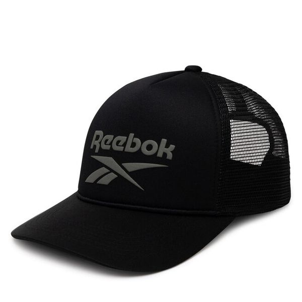 Czapka z daszkiem Reebok. Czarne czapki z daszkiem Reebok, bez wzorów. Za 79.99 zł.