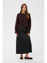 Kaffe Kardigan w kolorze ciemnobrązowym rozmiar: S. Brązowe swetry Kaffe, s, bez wzorów, bez ramiączek. Za 173.99 zł.