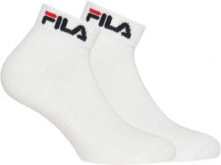 Skarpetki Fila 2-pak białe 39-42 - najwyższa jakość. Białe skarpetki 661, bez wzorów, z bawełny. Za 122.99 zł.