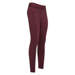 Damskie legginsy jeździeckie z pełną przyczepnością Imperial Riding EL Capone. Czerwone legginsy IMPERIAL RIDING, bez wzorów. Za 404.00 zł.